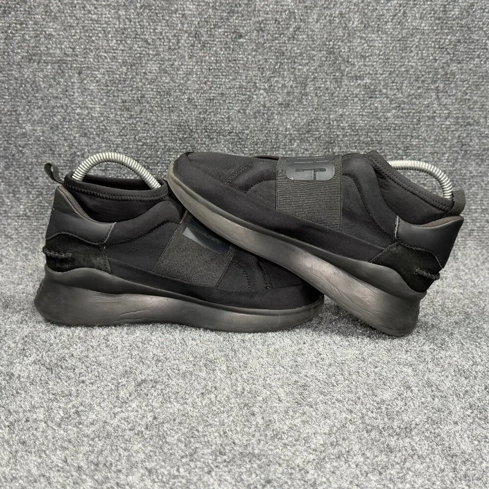 UGG Neutra Slip On Shoes Women's Size 6‎ Black Neoprene Graphic Logo Athletic
